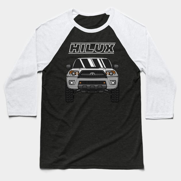 Toyota Hilux 4x4 Baseball T-Shirt by Guyvit